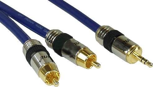 InLine Premium - Audiokabel - RCA männlich bis Stereo Mini-Klinkenstecker männlich