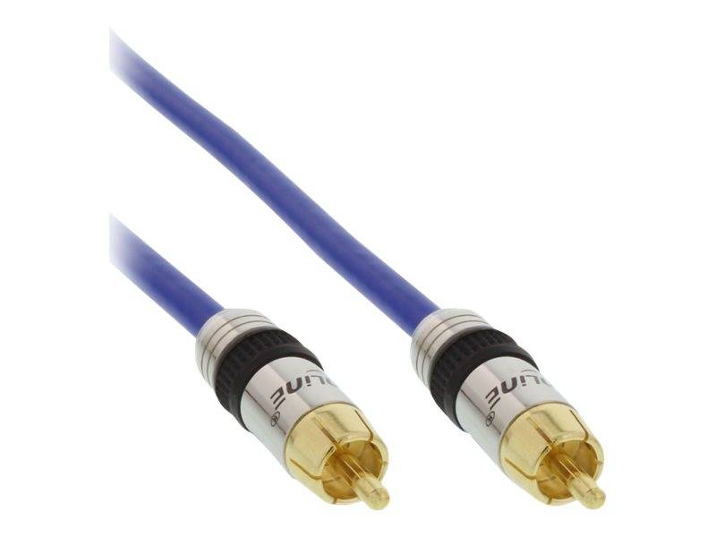 INLINE - Cinch Kabel AUDIO - PREMIUM - 1x Cinch Stecker / Stecker - 20m