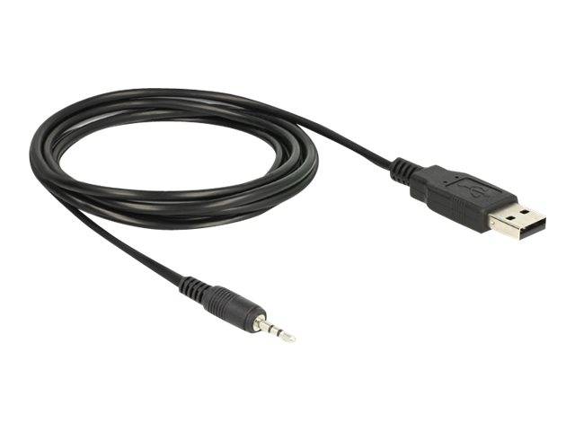 DeLock Cable USB TTL male > 2.5 mm 3 pin stereo jack male 1.8 m (3.3 V)