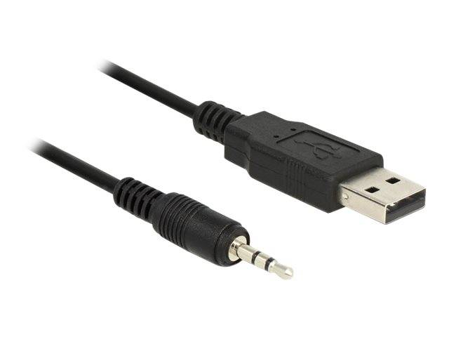 DeLock Cable USB TTL male > 2.5 mm 3 pin stereo jack male 1.8 m (3.3 V)