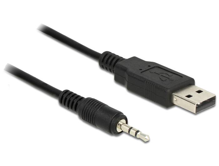 DeLock Cable USB TTL male > 2.5 mm 3 pin stereo jack male 1.8 m (3.3 V)