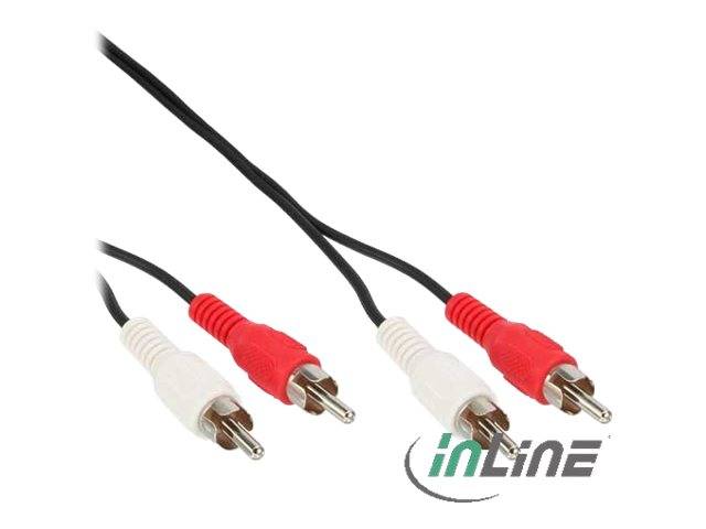 INLINE - Cinch Kabel - 2x Cinch - Stecker / Stecker - 3m