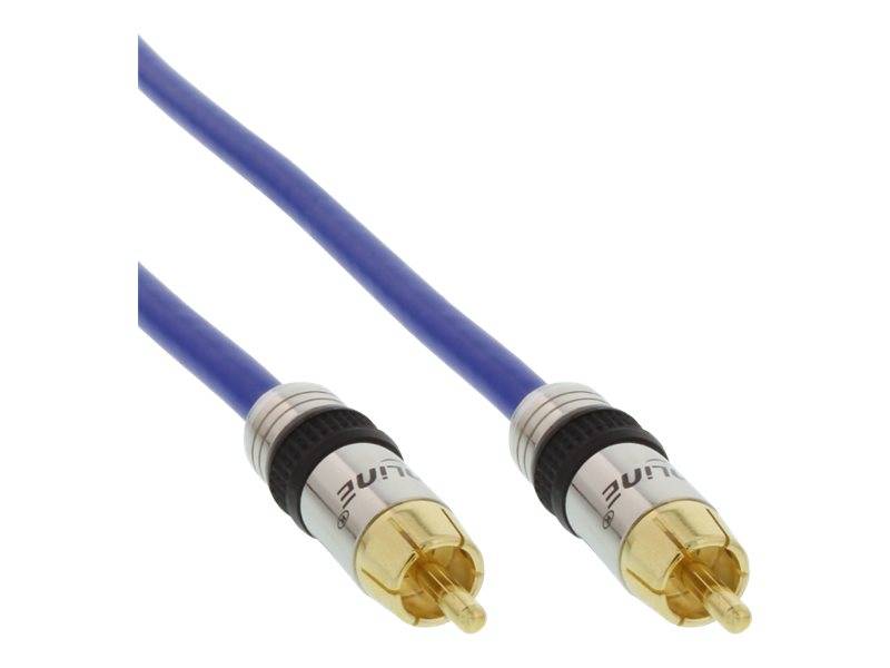 INLINE - Cinch Kabel AUDIO - PREMIUM - 1x Cinch Stecker / Stecker - 7m