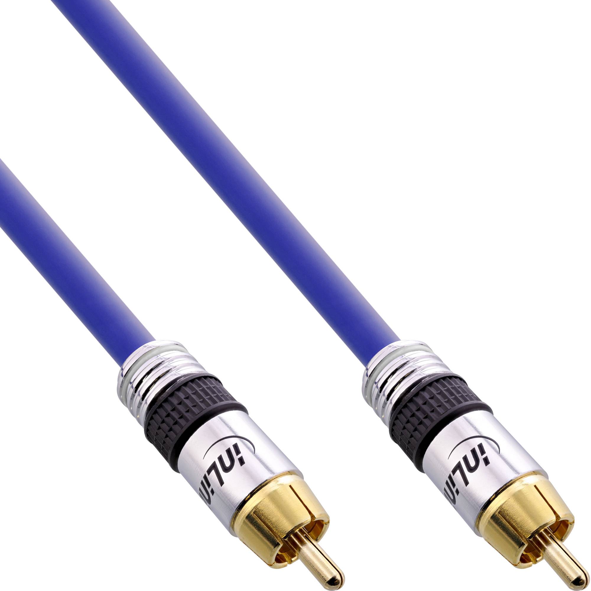 INLINE - Cinch Kabel AUDIO - PREMIUM - 1x Cinch Stecker / Stecker - 3m