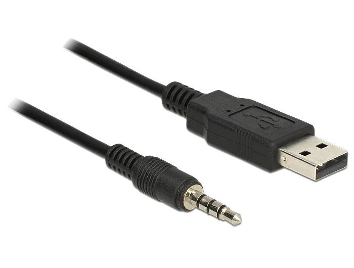 DeLock Converter USB 2.0 > Serial-TTL 2.5 mm 3 pin stereo jack 1.8 m (3.3 V)
