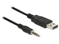 DeLock Cable USB TTL male > 3.5 mm 4 pin stereo jack male 1.8 m (5 V)