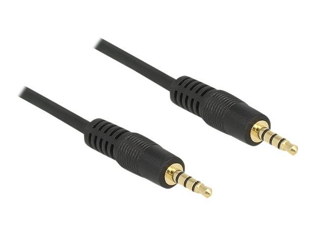 Delock - Headset-Kabel - 4-poliger Mini-Stecker männlich zu 4-poliger Mini-Stecker männlich