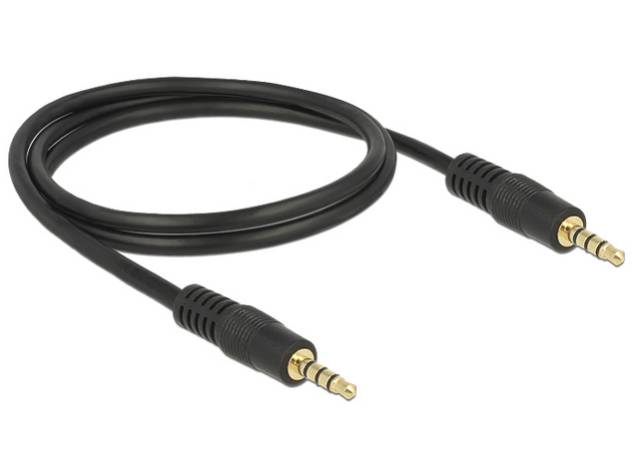 Delock - Headset-Kabel - 4-poliger Mini-Stecker männlich zu 4-poliger Mini-Stecker männlich