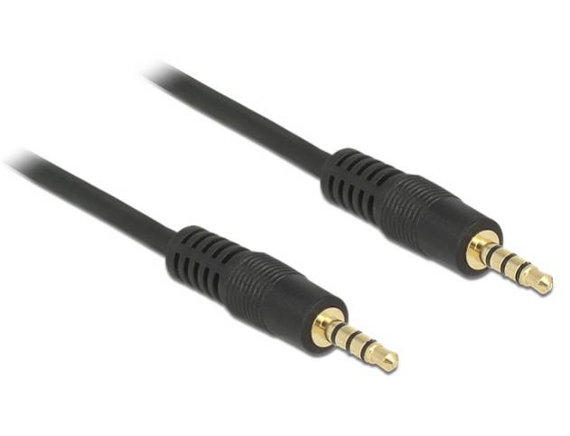 Delock - Headset-Kabel - 4-poliger Mini-Stecker männlich zu 4-poliger Mini-Stecker männlich