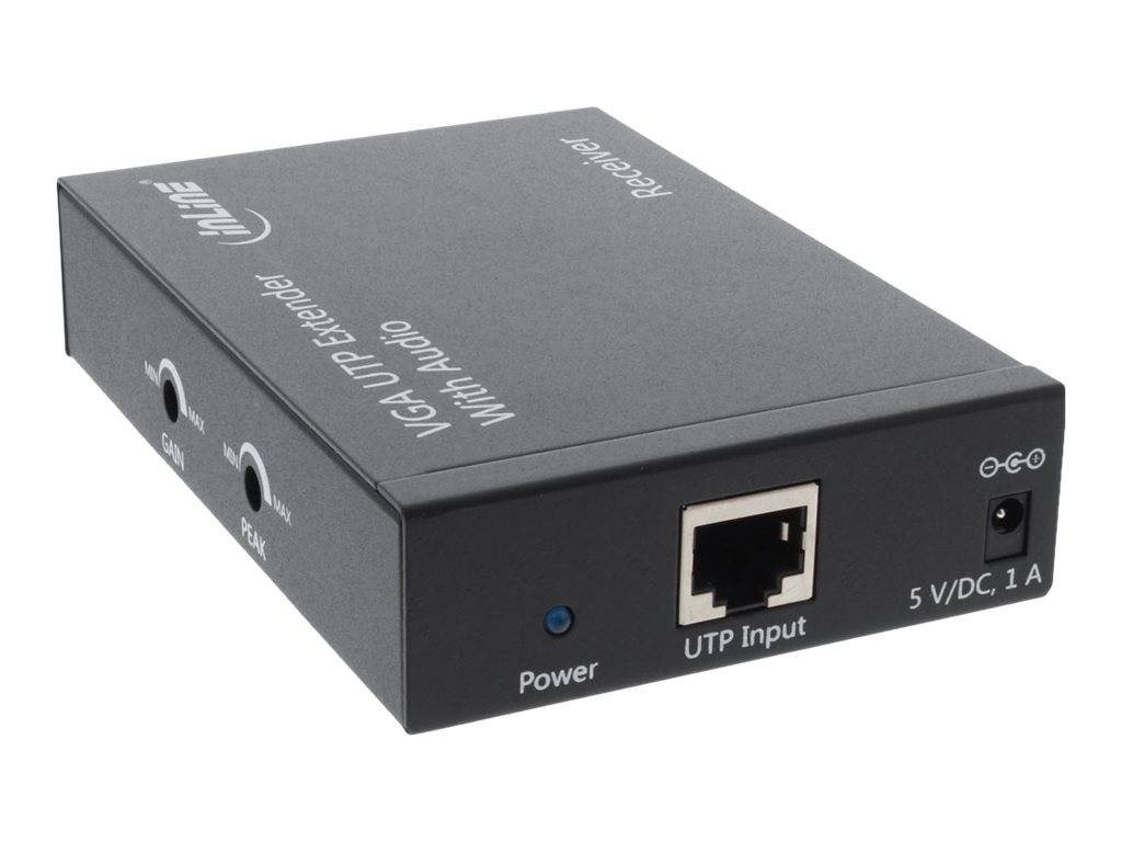 INLINE - VGA Extender/Empfänger über UTP - mit Audio - bis 300m