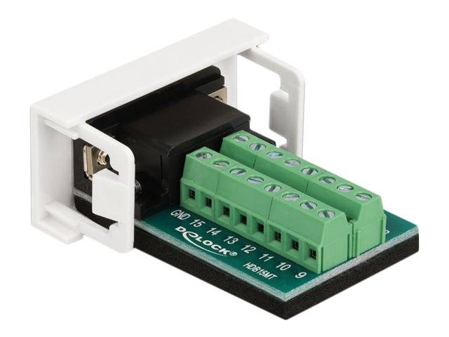 Delock Easy 45 - Modulares Faceplate-Snap-In