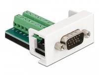 Delock Easy 45 - Modulares Faceplate-Snap-In