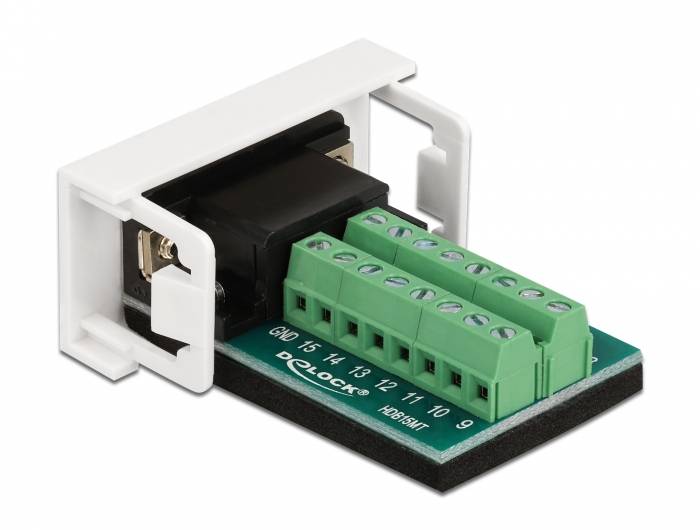 Delock Easy 45 - Modulares Faceplate-Snap-In