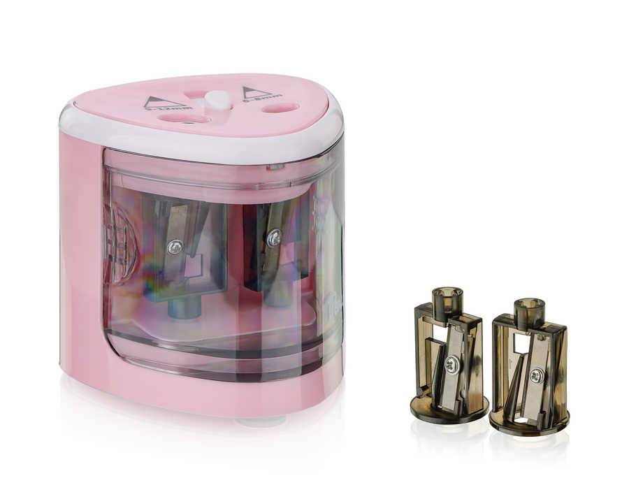 Peach PO102-PI, Manueller Bleistiftspitzer, Pink, 1,2 cm, 6 mm