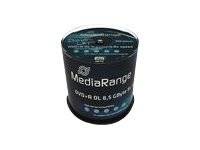 MEDIARANGE 100 x DVD+R DL - 8.5 GB 8x - Spindel - Double Layer 8.5GB / 240min 8x