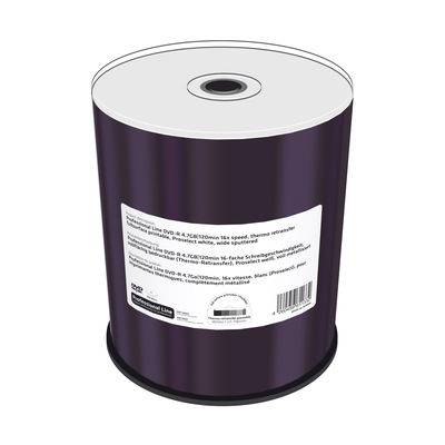 MediaRange MRPL603-C, DVD-R, 120 mm, Druckbar, 100 Stück(e), 4,7 GB