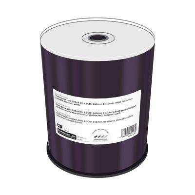 MediaRange MRPL607-C, DVD+R DL, 120 mm, Druckbar, Tortenschachtel, 100 Stück(e), 8,5 GB