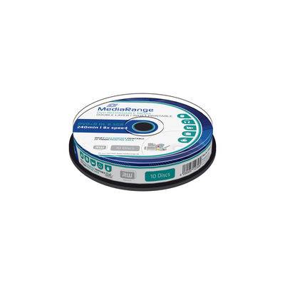 MediaRange - 10 x DVD+R DL - 8.5 GB (240 Min.) 8x
