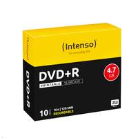 Intenso - 10 x DVD+R - 4.7 GB 16x - mit Tintenstrahldrucker bedruckbare Oberfläche