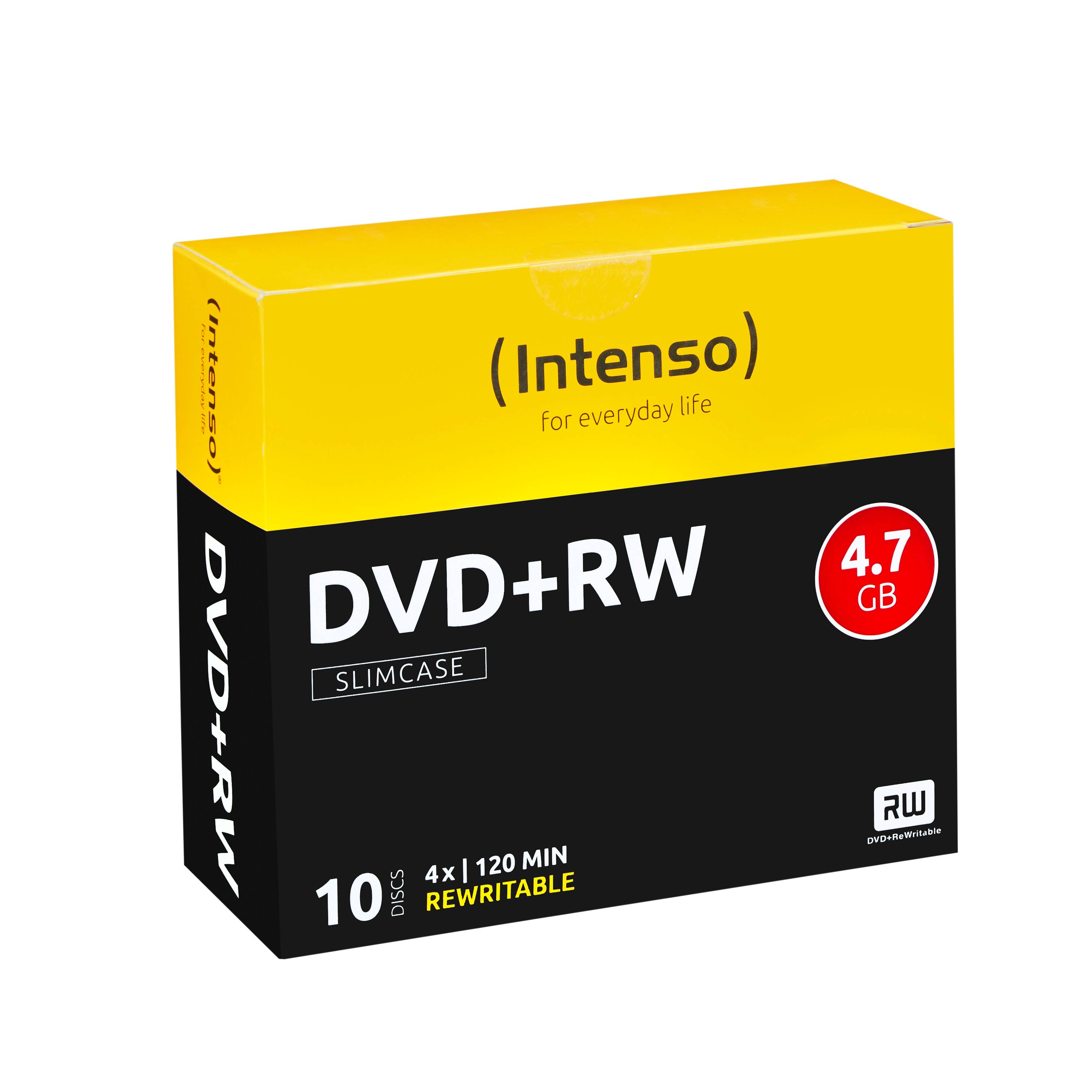 Intenso - 10 x DVD+RW - 4.7 GB (120 Min.) 4x