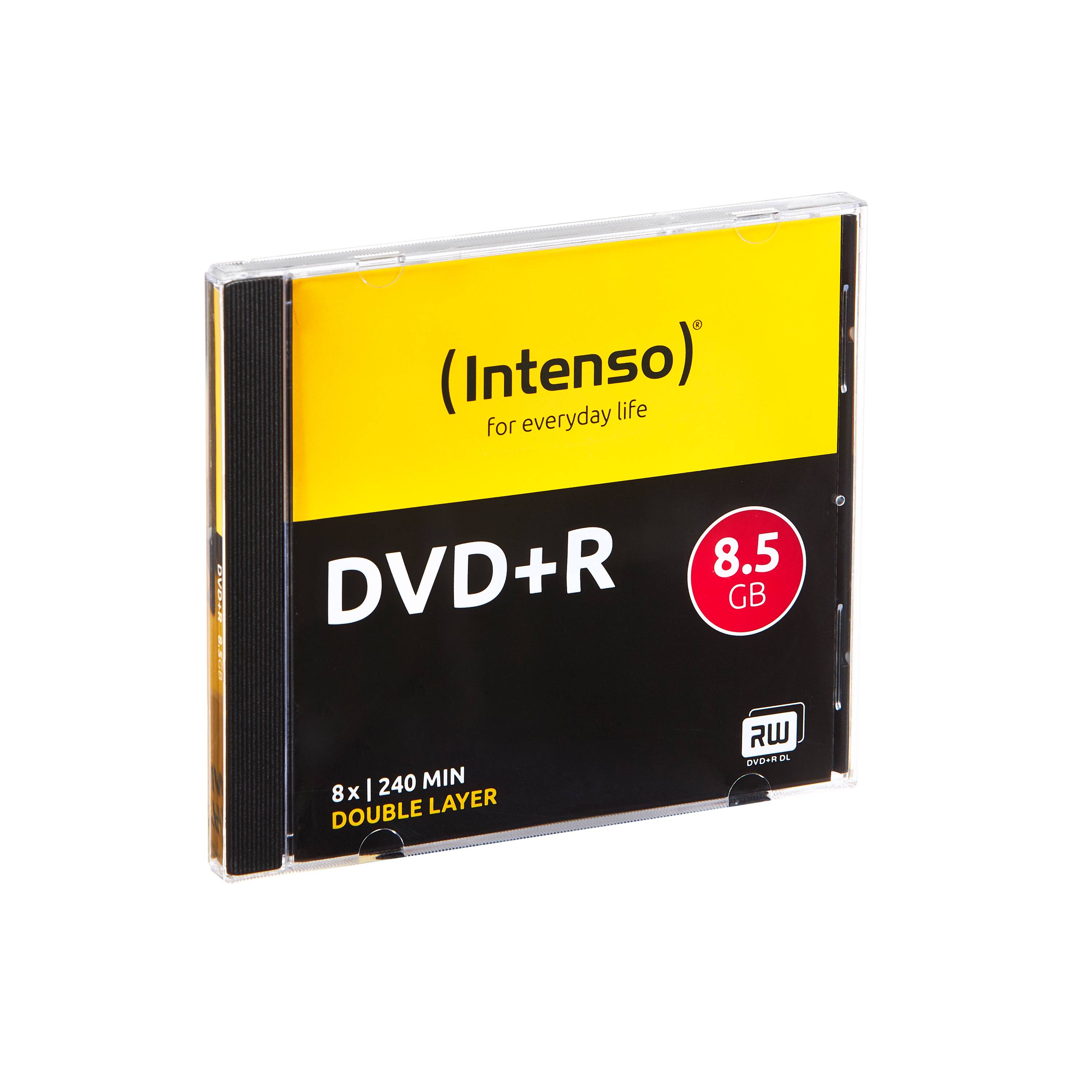 Intenso - 5 x DVD+R DL - 8.5 GB 8x - Jewel Case (Schachtel)