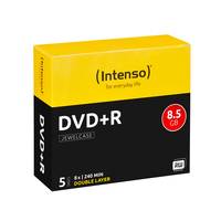 Intenso - 5 x DVD+R DL - 8.5 GB 8x - Jewel Case (Schachtel)