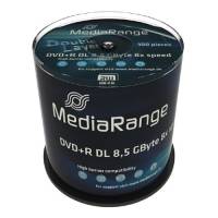 MediaRange - 100 x DVD+R DL - 8.5 GB 8x - Spindel