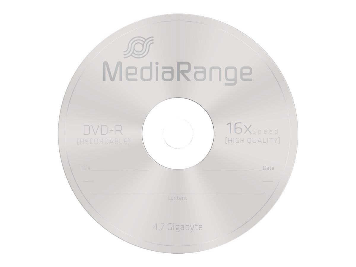 MediaRange - 10 x DVD-R - 4.7 GB (120 Min.) 16x