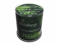 MediaRange - 100 x DVD-R - 4.7 GB 16x - Spindel