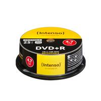 Intenso - 25 x DVD+R - 4.7 GB 16x - mit Tintenstrahldrucker bedruckbare Oberfläche