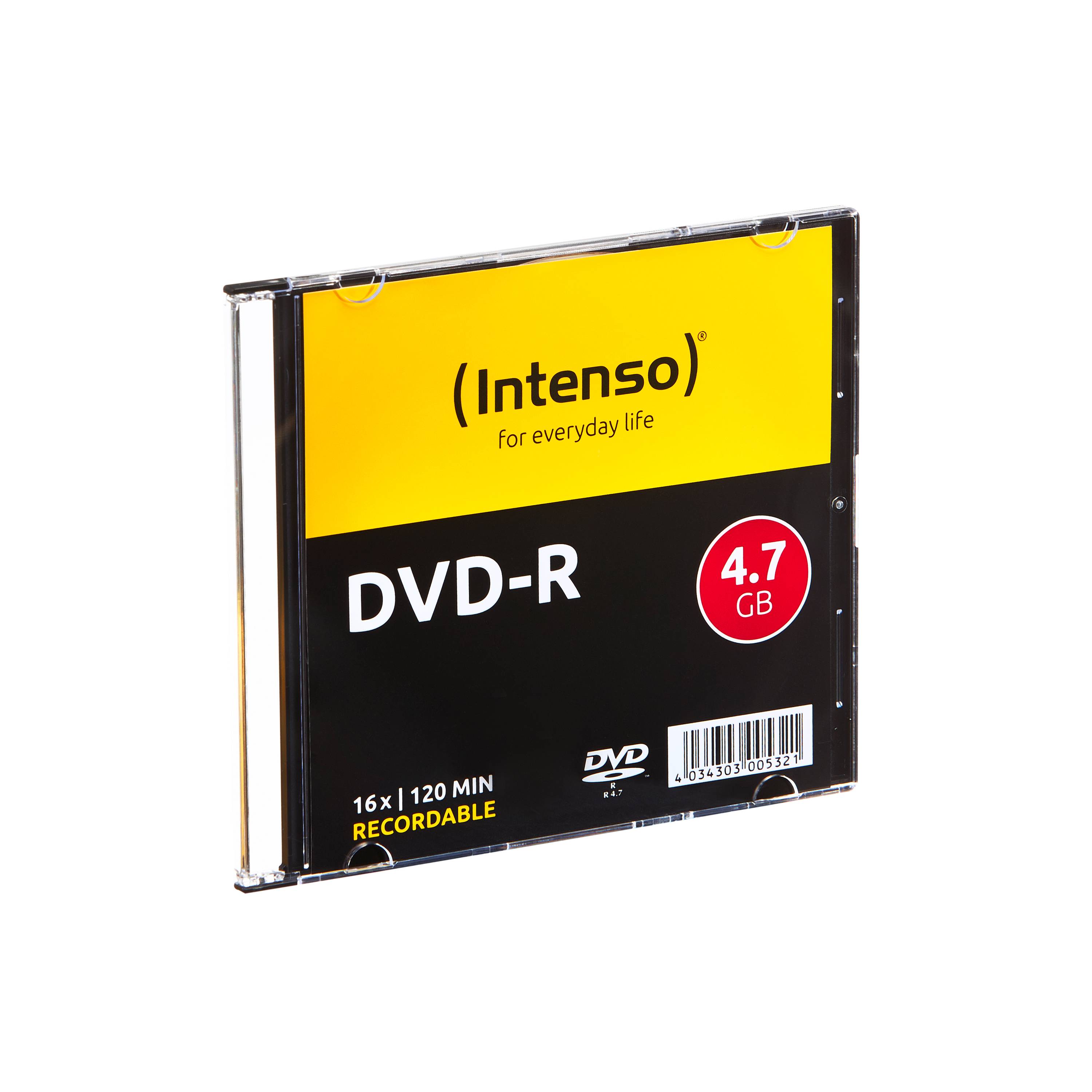 Intenso - 10 x DVD-R - 4.7 GB (120 Min.) 16x