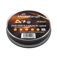 MEDIARANGE 10 x DVD+RW - 4.7 GB (120 Min.) 4x - Spindel