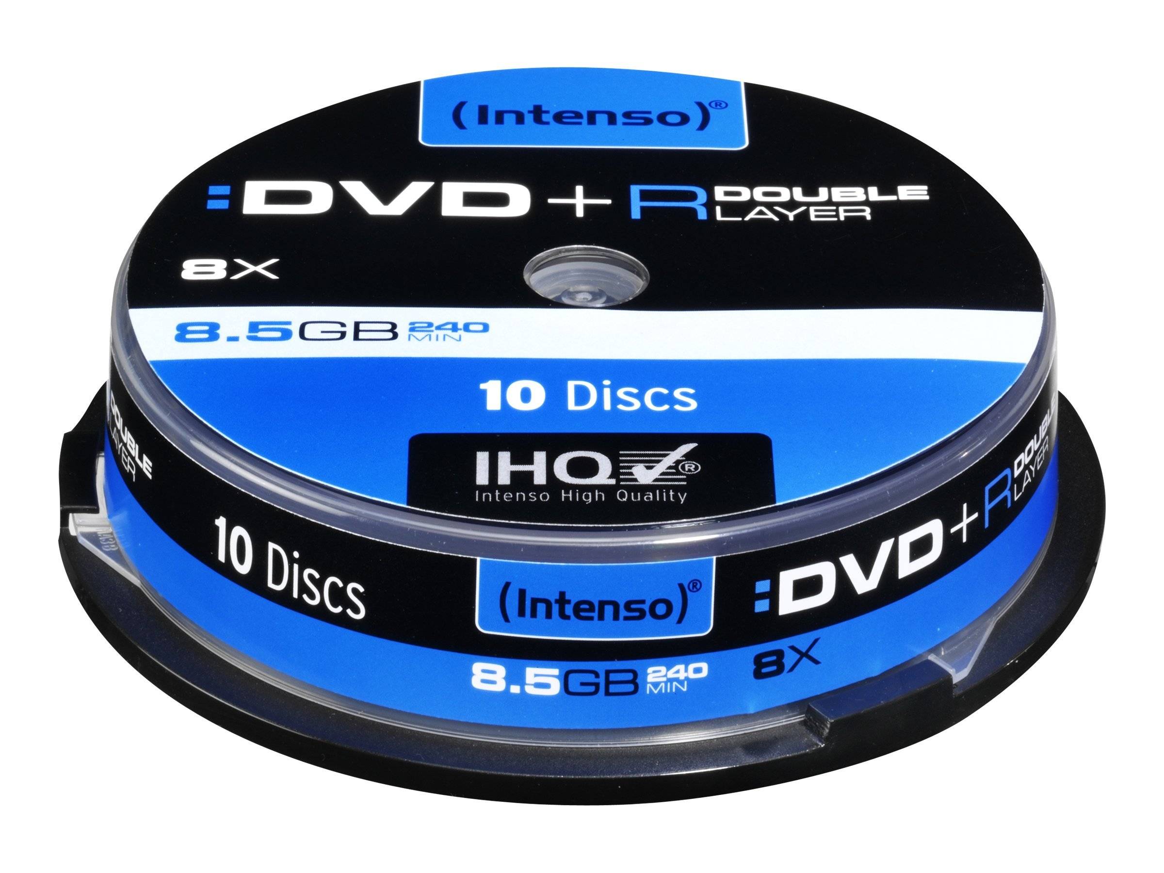 Intenso - 10 x DVD+R DL - 8.5 GB (240 Min.) 8x