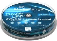 MediaRange - 10 x DVD+R DL - 8.5 GB (240 Min.) 8x