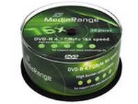 MediaRange - 50 x DVD-R - 4.7 GB (120 Min.) 16x
