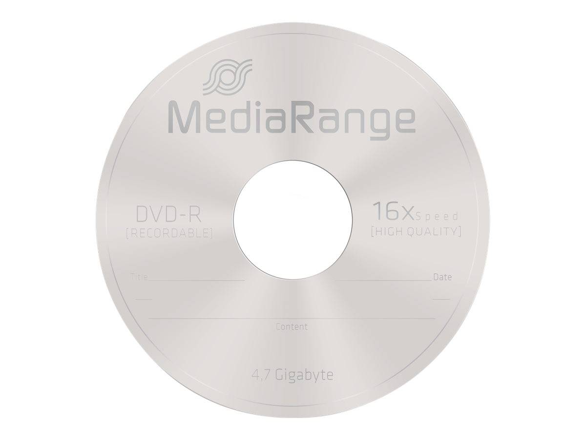 MediaRange - 50 x DVD-R - 4.7 GB (120 Min.) 16x