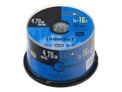 Intenso 50 x DVD+R - 4.7 GB 16x - Spindel