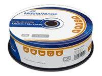 MEDIARANGE 25 x DVD+R - 4.7 GB (120 Min.) 16x