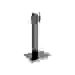 HAGOR Info-Tower Single L - Aufstellung für flat panel - Schwarz - Bildschirmgröße: 117-213 cm (46"-84")