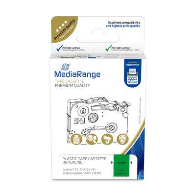MEDIARANGE Kunststoff-Schriftbandkassette - für/ersetzt Brother TZ-731/TZe-731,p