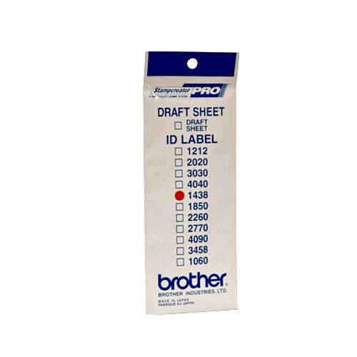 Brother ID1438 - 14 x 38 mm 12 Etikett(en) Stempeletiketten