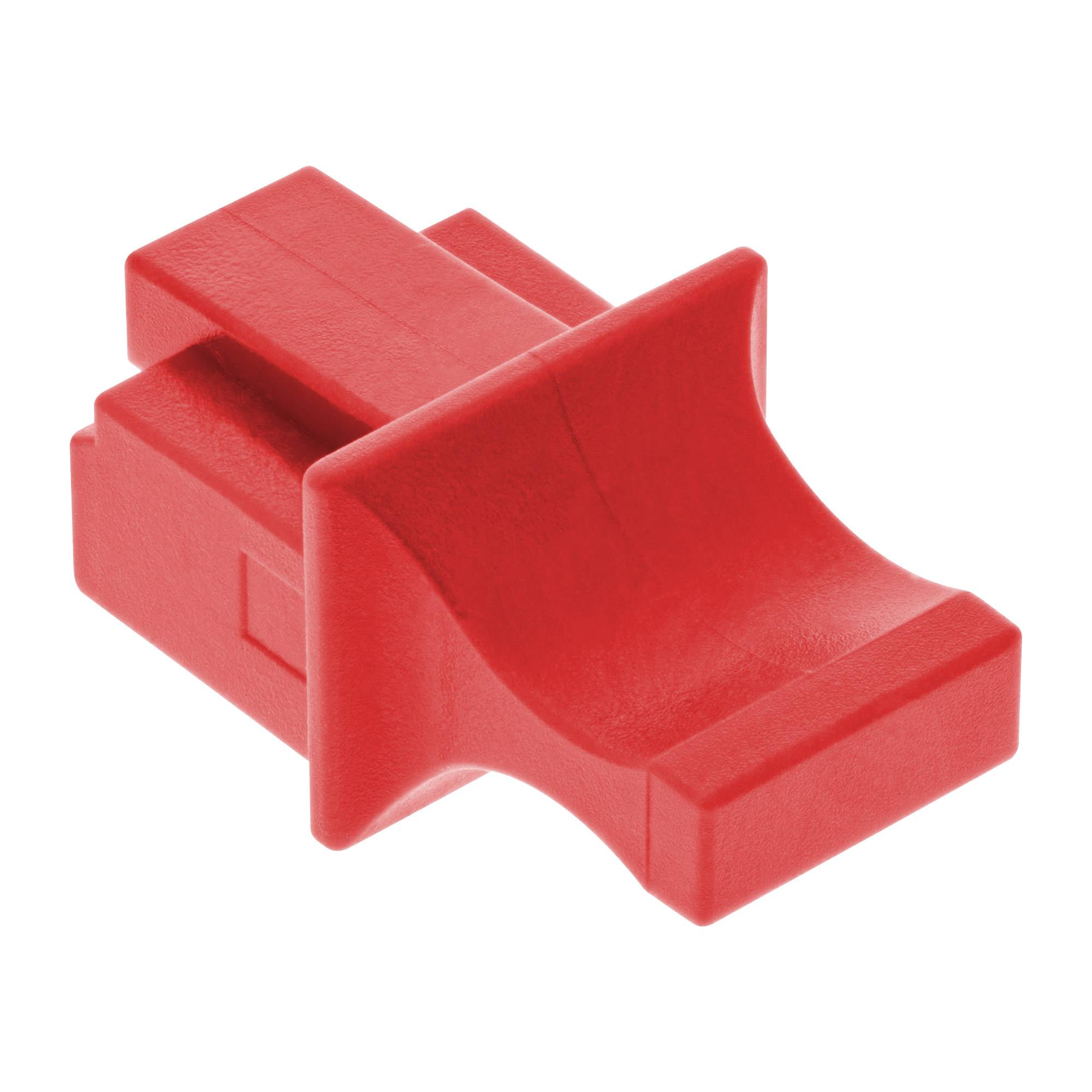 INLINE - Staubschutz - für RJ45 Buchse - rot 100er Pack