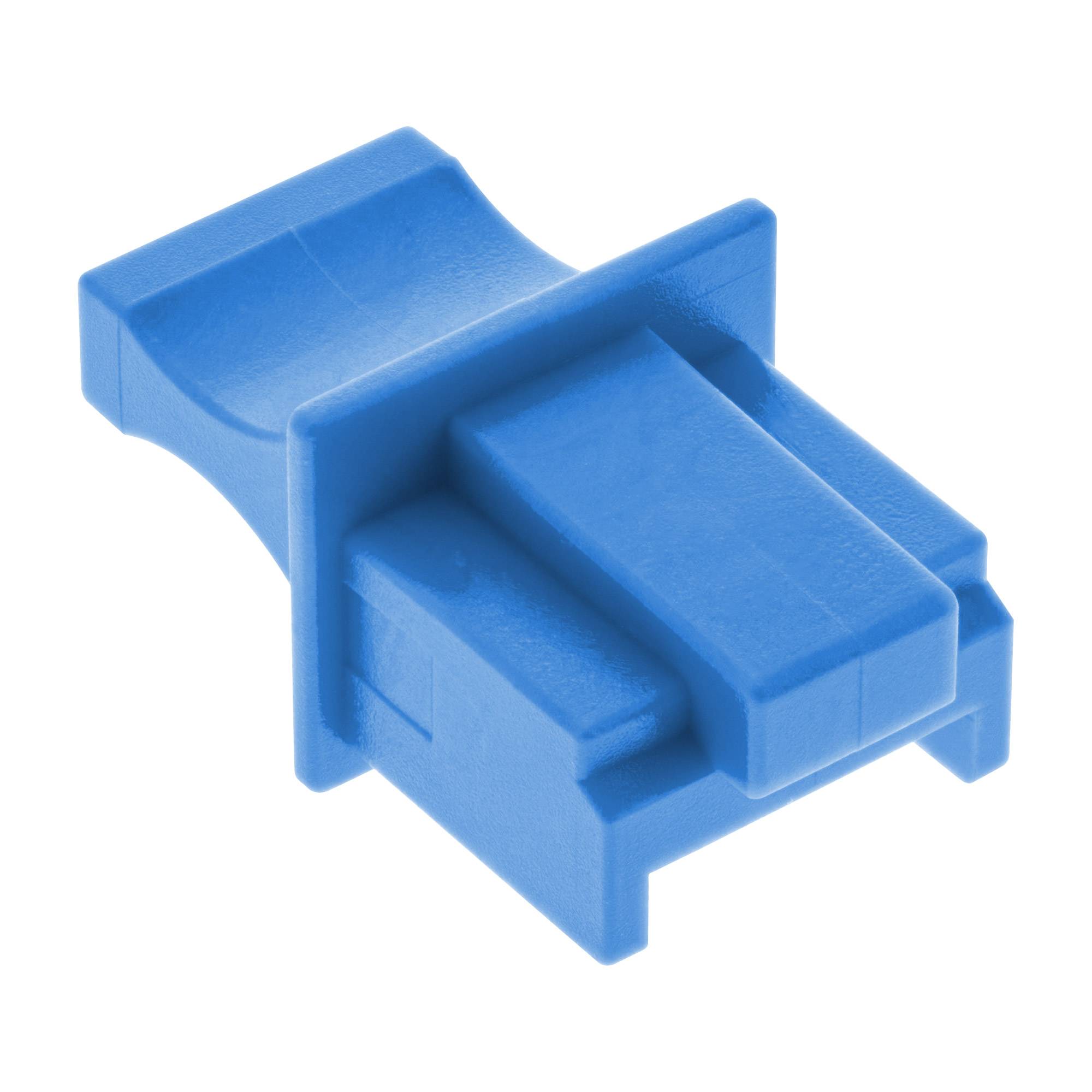 INLINE - Staubschutz - für RJ45 Buchse - blau 100er Pack