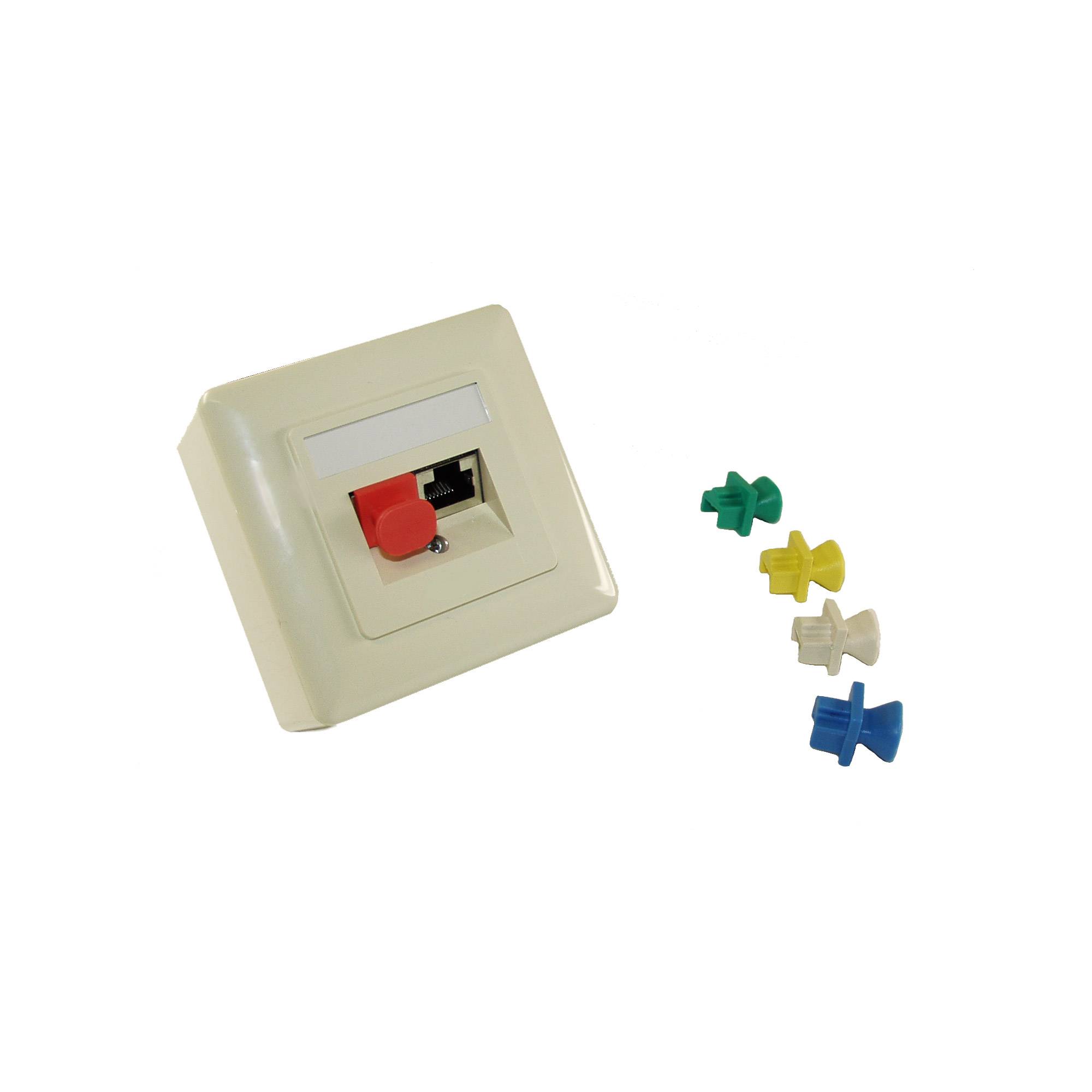 INLINE - Staubschutz - für RJ45 Buchse - blau 100er Pack
