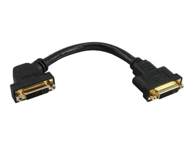 INLINE - DVI-I Adapterkabel - 24+5 Buchse/Buchse - zum Einbau - vergoldete Kontakte