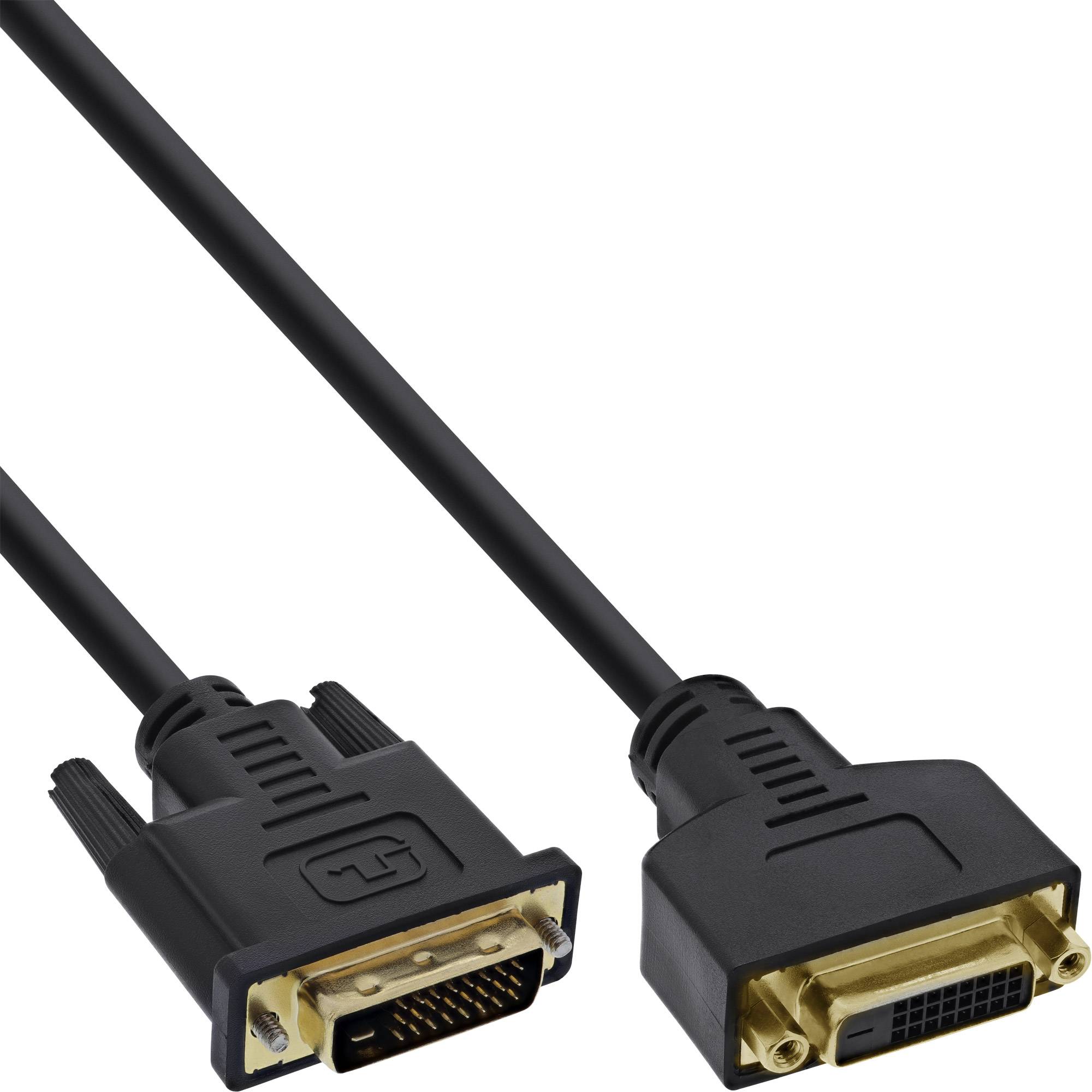 INLINE - DVI-D Verlängerung Premium - digital 24+1 Stecker / Buchse - Dual Link - 3m
