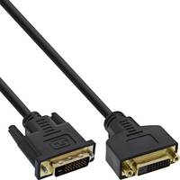 INLINE - DVI-D Verlängerung Premium - digital 24+1 Stecker / Buchse - Dual Link - 2m