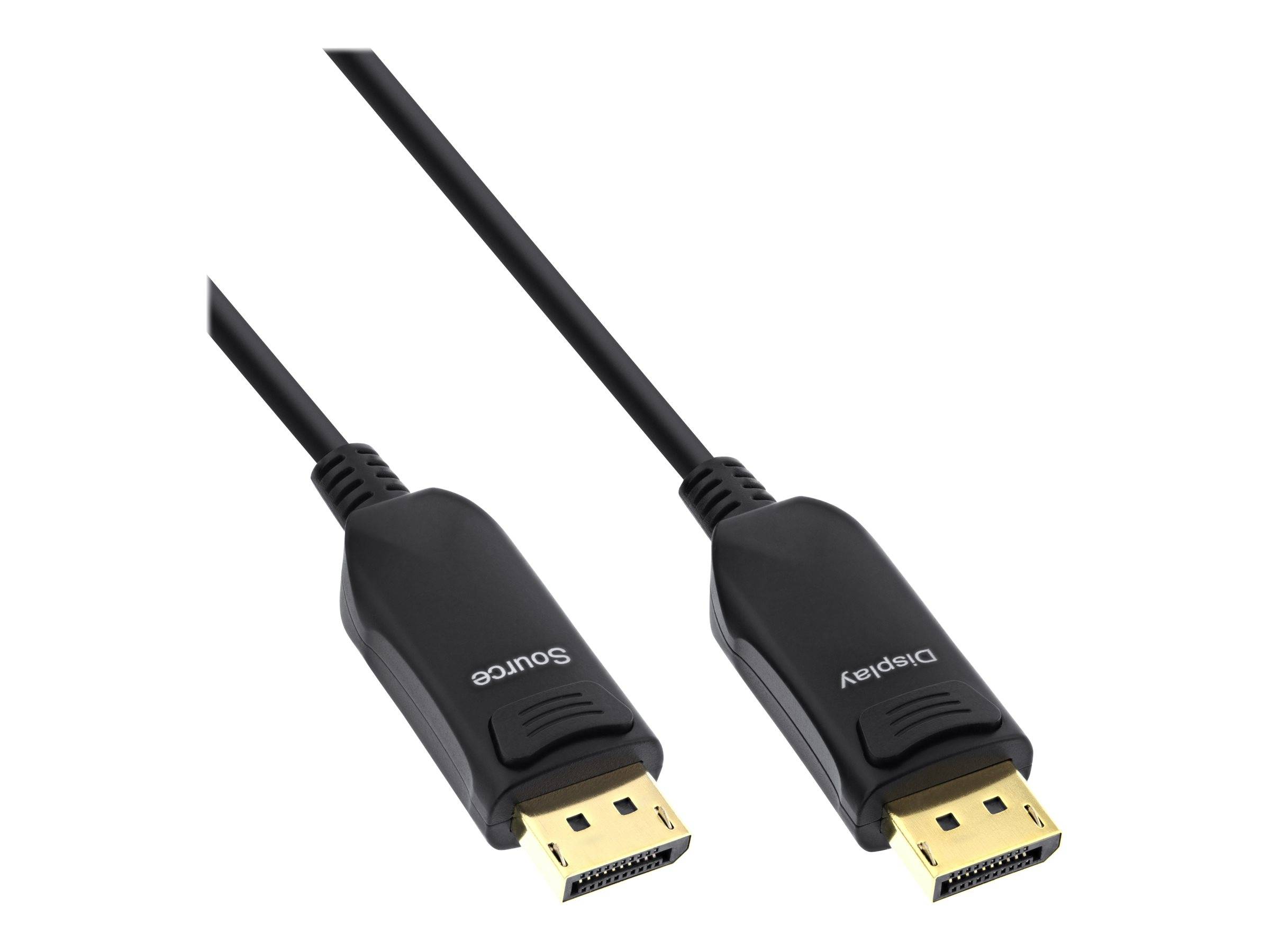 INLINE - DisplayPort 1.4 AOC Kabel - 8K4K - schwarz - 25m