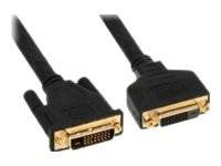 INLINE - DVI-D Verlängerung Premium - digital 24+1 Stecker / Buchse - Dual Link - 3m