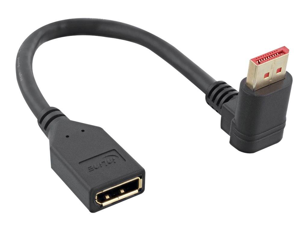 INLINE - DisplayPort 1.4 Adapterkabel ST/BU - 8K4K - nach oben gewinkelt